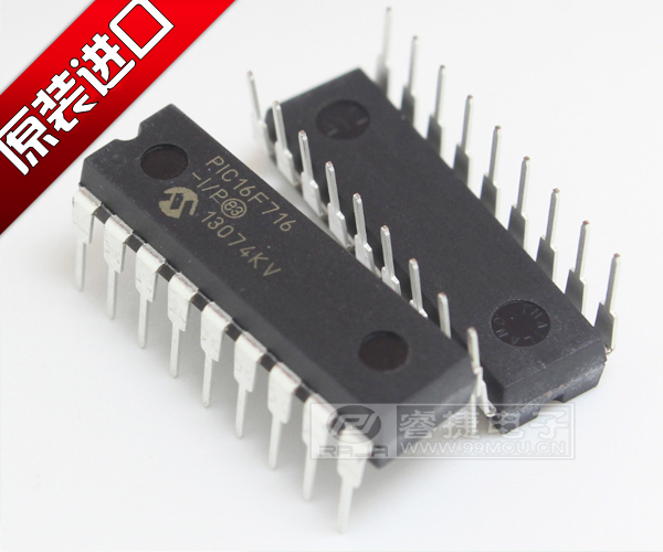 PIC16F716-I/P PIC16F716 DIP18 MICROCHIP全新原装