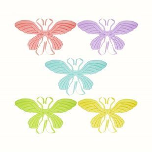 天使维密儿童蝴蝶翅膀气球批发背饰玩具生日节日户外拍照道具