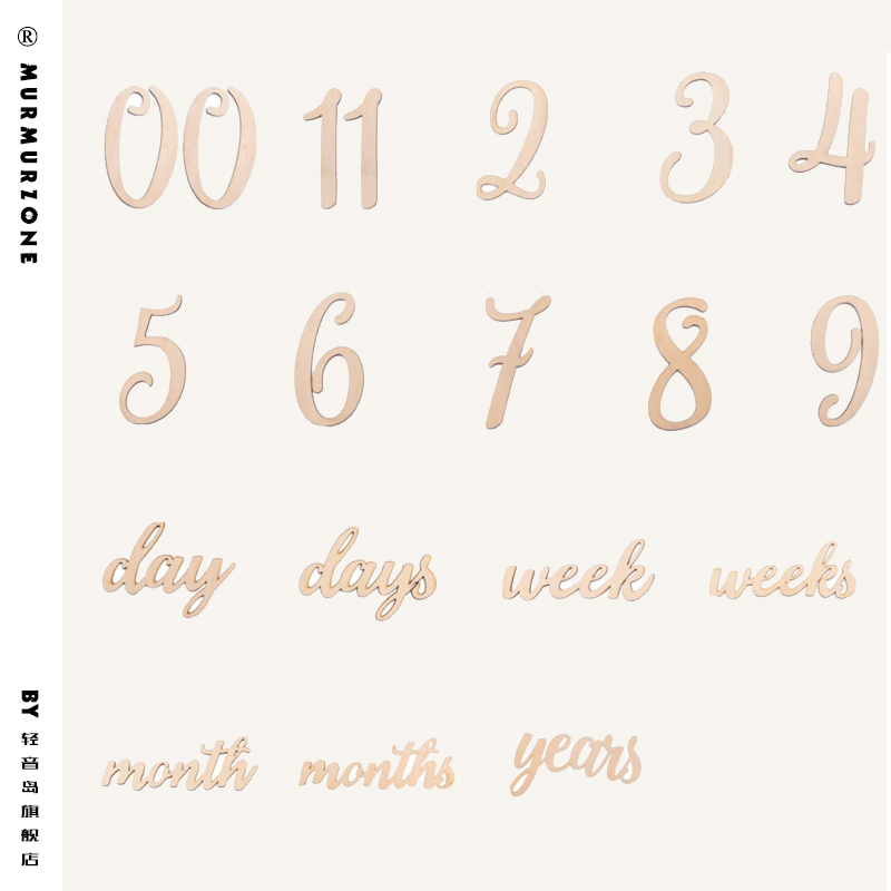 宝宝出生准备怀孕记录森系道具