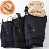 妈妈裤 子冬加厚加绒老人易穿脱外穿奶奶裤 宽松大码 老年人棉裤 女裤