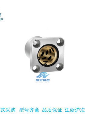 MFML/MFKL/MFNL-D12 16 20 25 30 35外钢内铜双衬型直线法兰轴承
