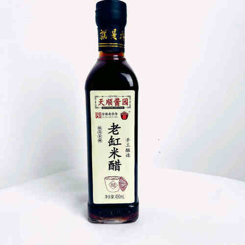 天顺酱园 老缸米醋 凉拌炒菜醋  酸度适中陈醋白醋490ml