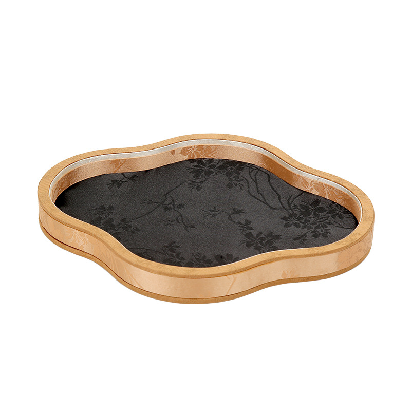 新款中国风首饰盘祥云刺绣珠宝盘