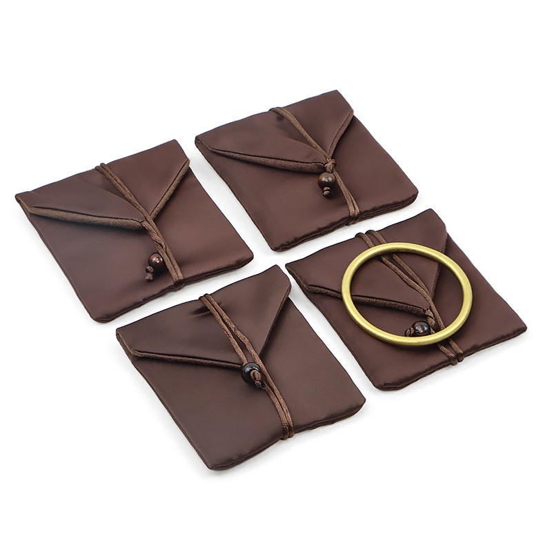 古法金传承首饰绒布袋黄金戒指袋