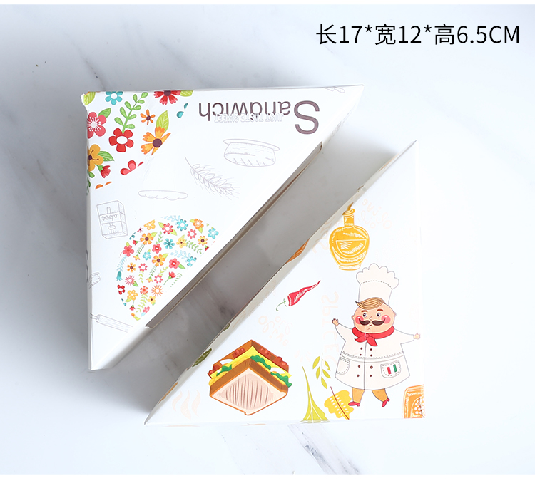 三明治盒三角蛋糕包装膜袋烘焙