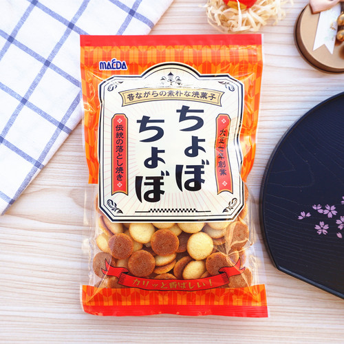 日本进口零食品小杏元饼干点心