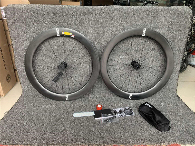 ENVE R65公路碳刀自行车DISC碟刹开口气动桶轴破风超轻碳纤维轮组