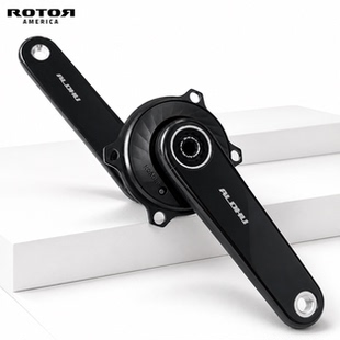 ROTOR ALDHU碳纤维曲柄DUB轴心30mm功率计封闭气动盘爪SHIMANO