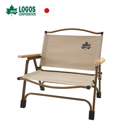 日本logos户外椅子便携户外折叠椅露营休闲椅小凳子轻便演员导演