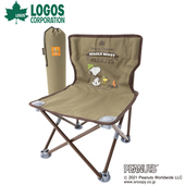 日本logos联名x史努比户外露营便携小椅子儿童椅户外 折叠椅子