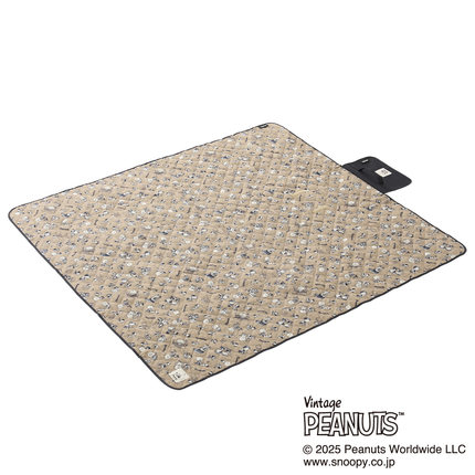 日本logos联名史努比野餐垫防潮垫公园沙滩垫露营垫帐篷地垫