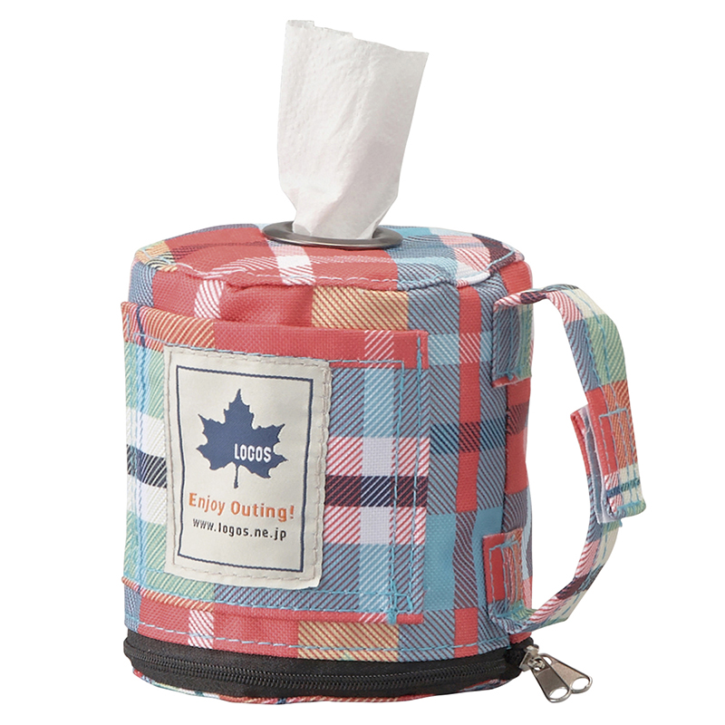 日本logos户外露营车载防潮防水防污迹宽幅卷纸架卷纸筒