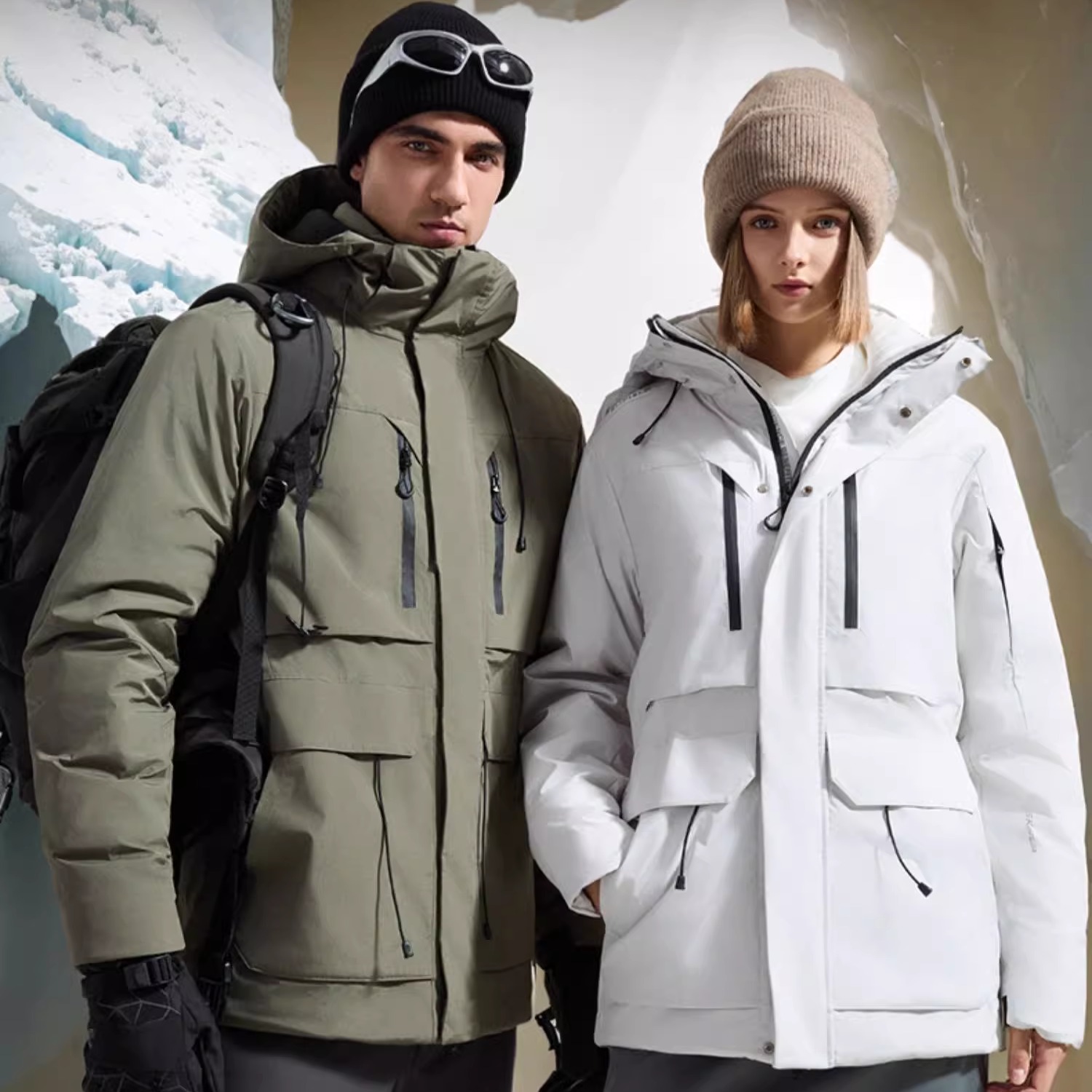 SUPIELD素湃宇航6.0星壳中长款保暖外套AG7484冬气凝胶绒7抗寒服