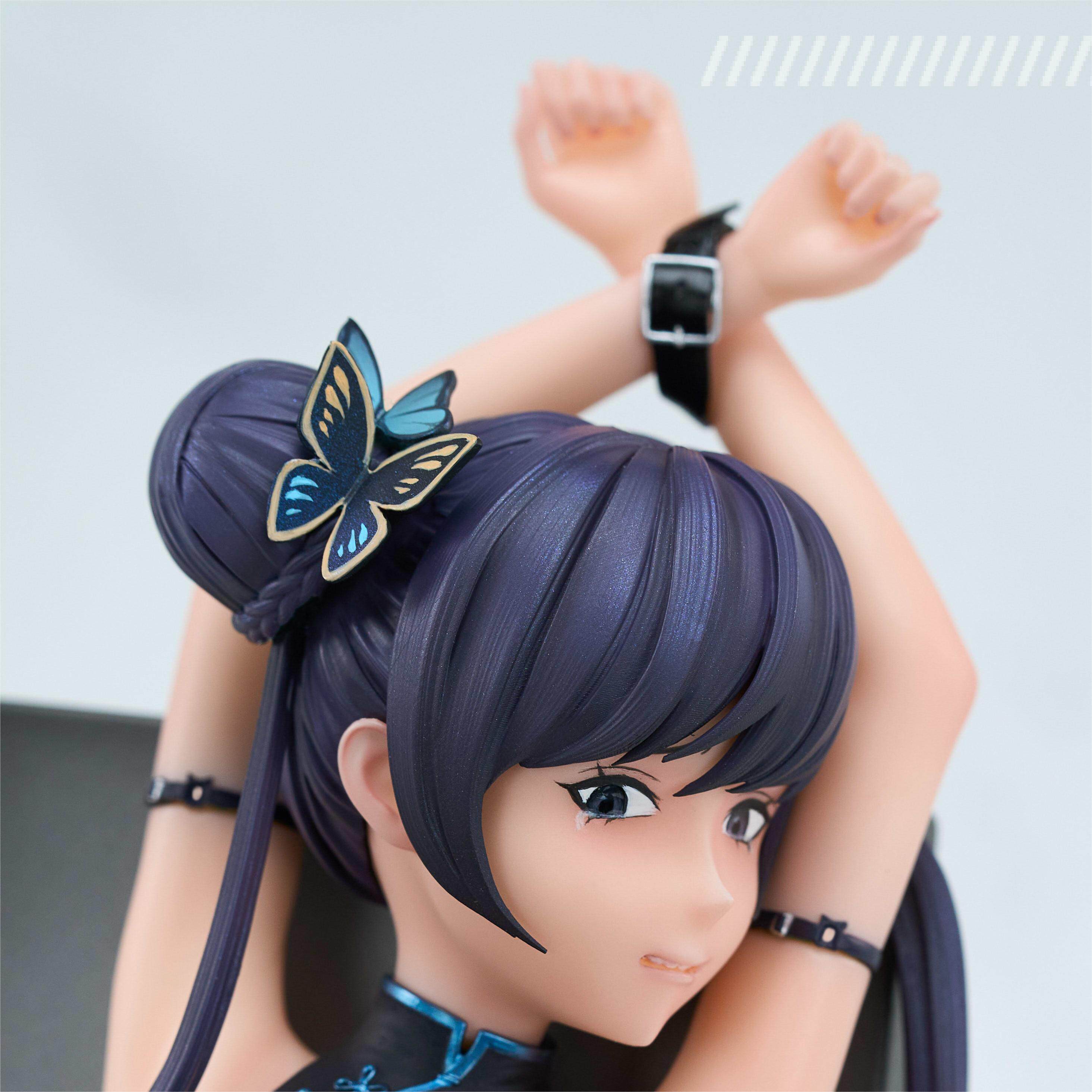 居居 碧蓝航线档案 龙华妃咲 手办大尺度女雕gk摆件