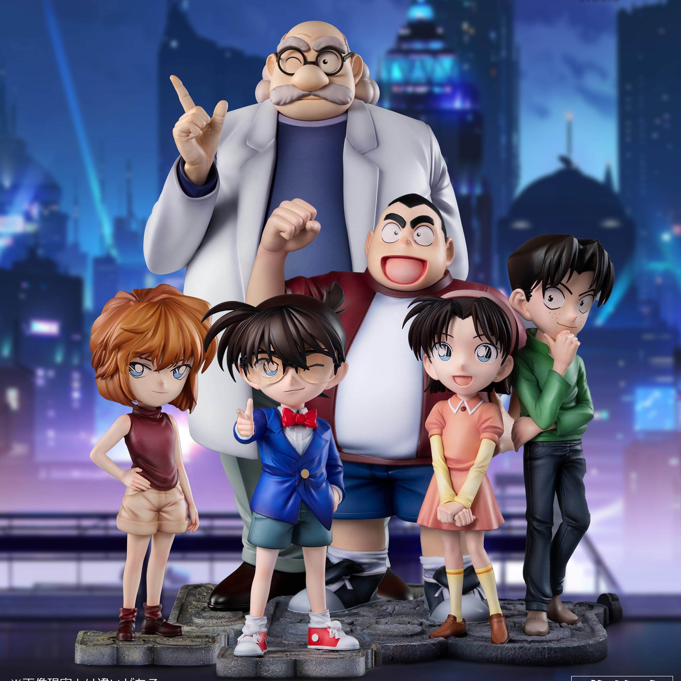 【预订优惠】mimo少年侦探团 步美光彦元太柯南阿笠灰原 手办摆件