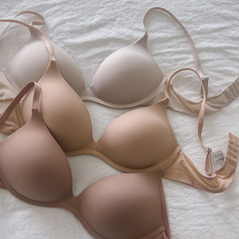 【特调粉底肤系列】超轻量杯 常呵护光面无痕聚拢一片式隐形内衣,女士内衣/男士内衣/家居服,文胸,淘宝优惠券,粉丝福利购,淘宝优惠卷