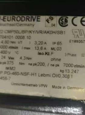 sew伺服电机减速机PSBF522 CMP50L/BP/KY