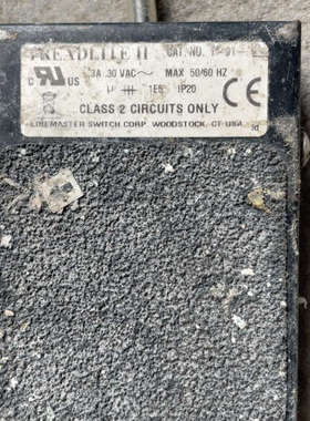 美国TREADLITE II脚踏开关，型号T-91-PS，