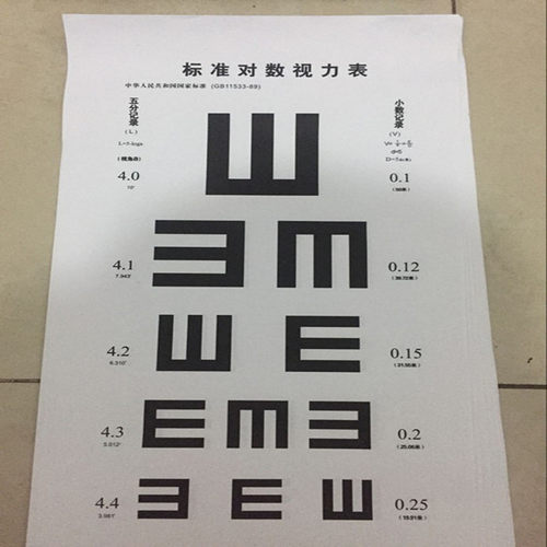 视力表认知图检测近视弱视远视
