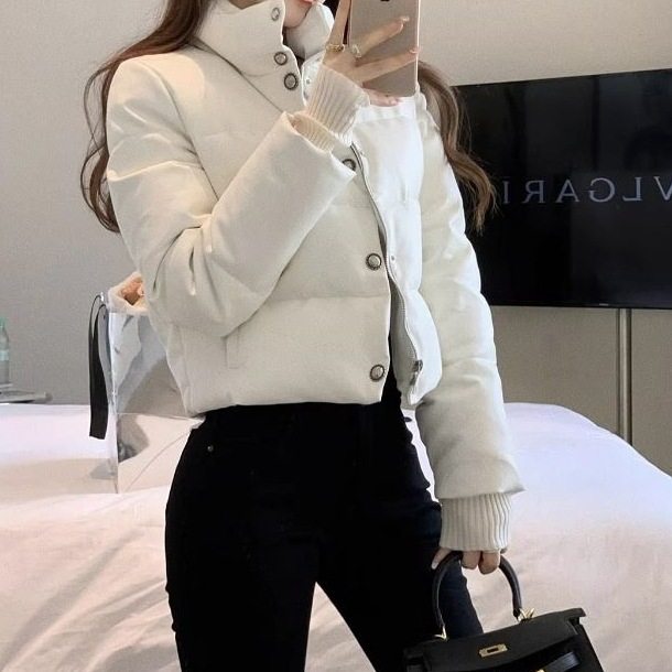 小个子感面包服女2026新款时尚立领加厚保暖白色棉衣外套潮,女装/女士精品,棉衣/棉服,淘宝优惠券,粉丝福利购,淘宝优惠卷