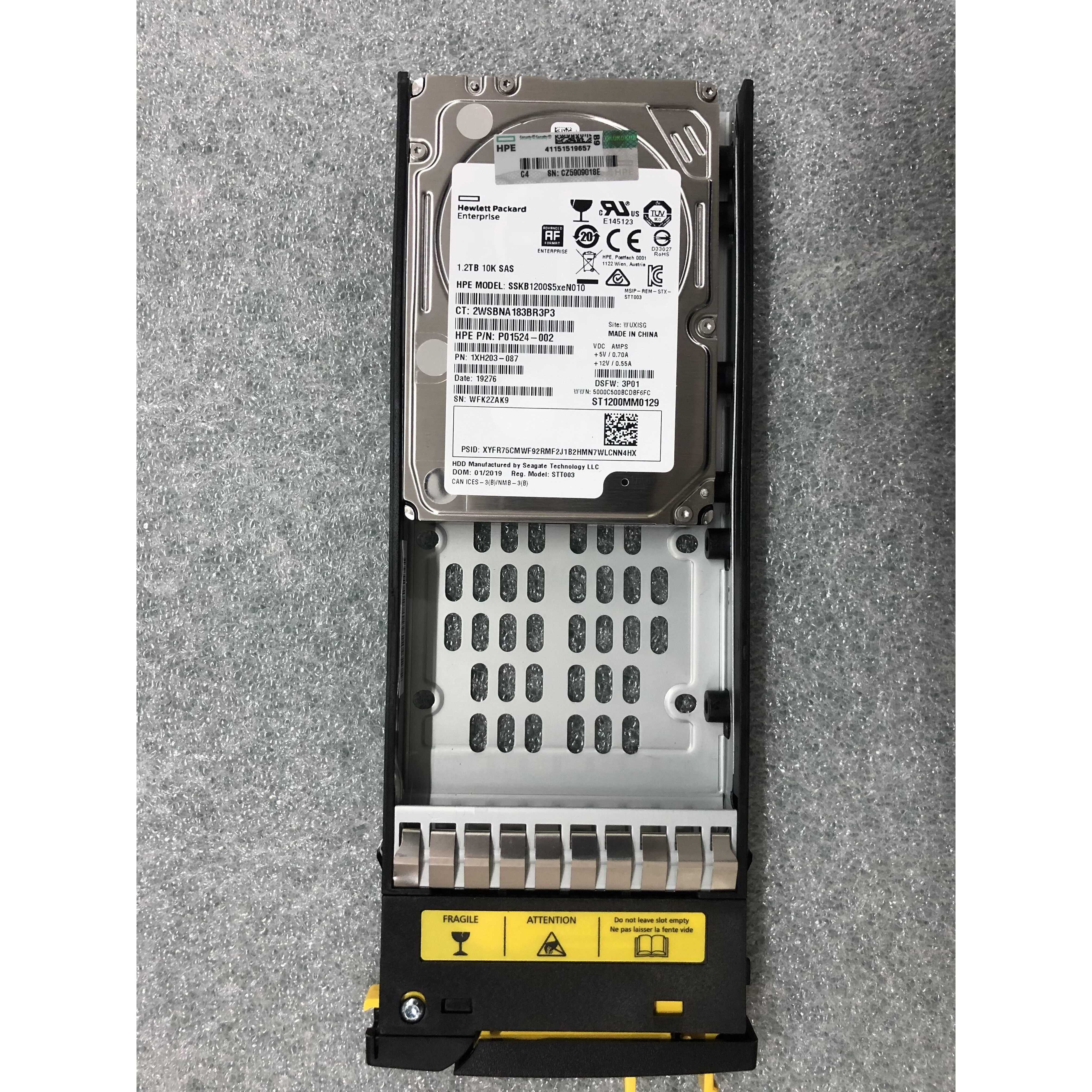 HP 3PAR P03798-001 1.2T 10K SAS 12G 2.5 K2P93B硬盘非实价