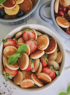 【经典4种口味套餐】无添代糖华夫饼天然纤维松饼粉diy儿童快早餐