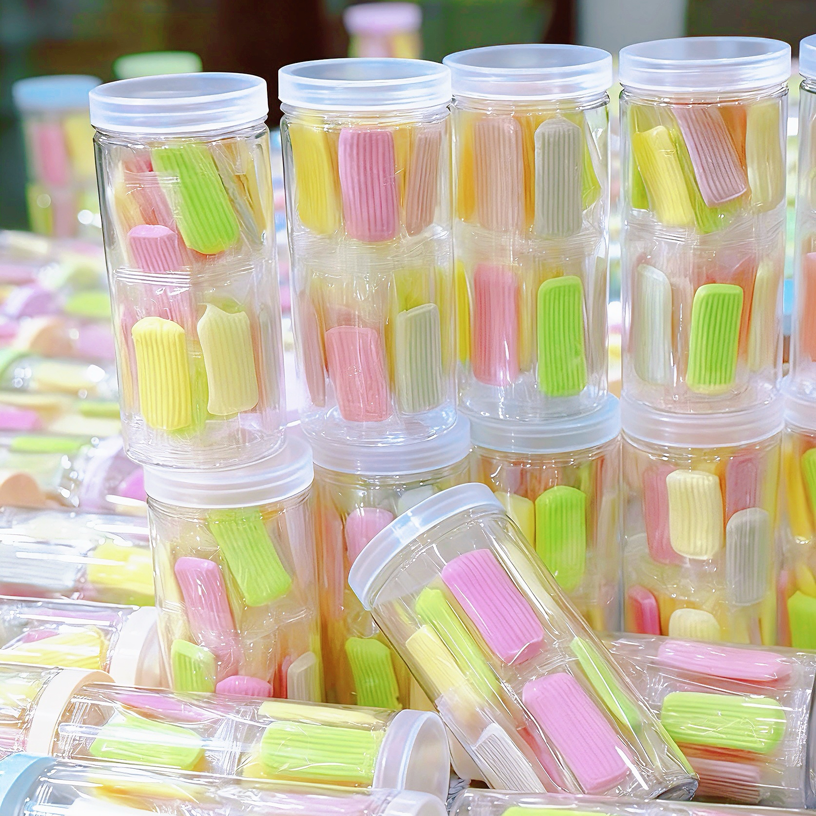 蛋白米溶溶手指鸡蛋黄溶溶豆