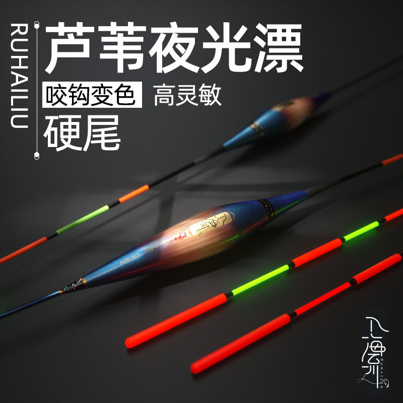 入海流夜光变色咬钩加粗电子漂图片