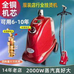 上海立挺挂烫机蒸汽熨斗家用服装店大功率商用立式烫斗一挺熨烫机