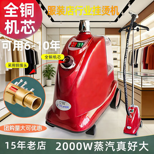 上海立挺挂烫机蒸汽熨斗家用服装店大功率商用立式烫斗一挺熨烫机