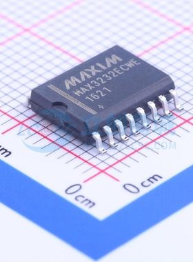 RS232芯片 MAX3232ECWE+ SOP-16 MAXIM(美信) 电子元器件配单