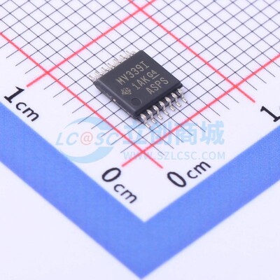 比较器 LMV339IPWR TSSOP-14 TI/德州 电子元器件配单原装正品