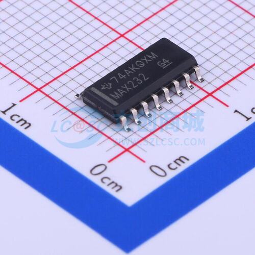 RS232芯片 MAX232D SOIC-16 TI/德州 电子元器件配单原装正品
