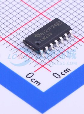 比较器 LM239DRG3 SOIC-14 TI/德州 电子元器件配单原装正品