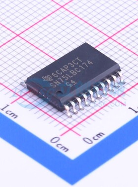 RS-485/RS-422芯片 SN75LBC174DW SOP-20 TI/德州 电子元件配单