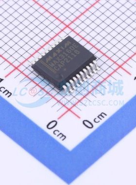 RS-485/RS-422芯片 MAX3160ECAP+T SSOP-20 MAXIM(美信) 原装正品
