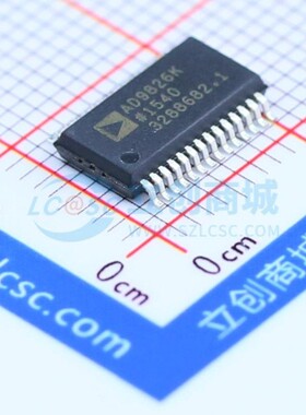 模数转换芯片 AD9826KRSZRL SSOP-28 ADI(亚德诺) 原装正品