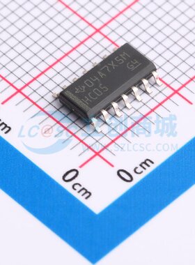 反相器 SN74HC05D SOIC-14 TI/德州 电子元器件配单原装正品
