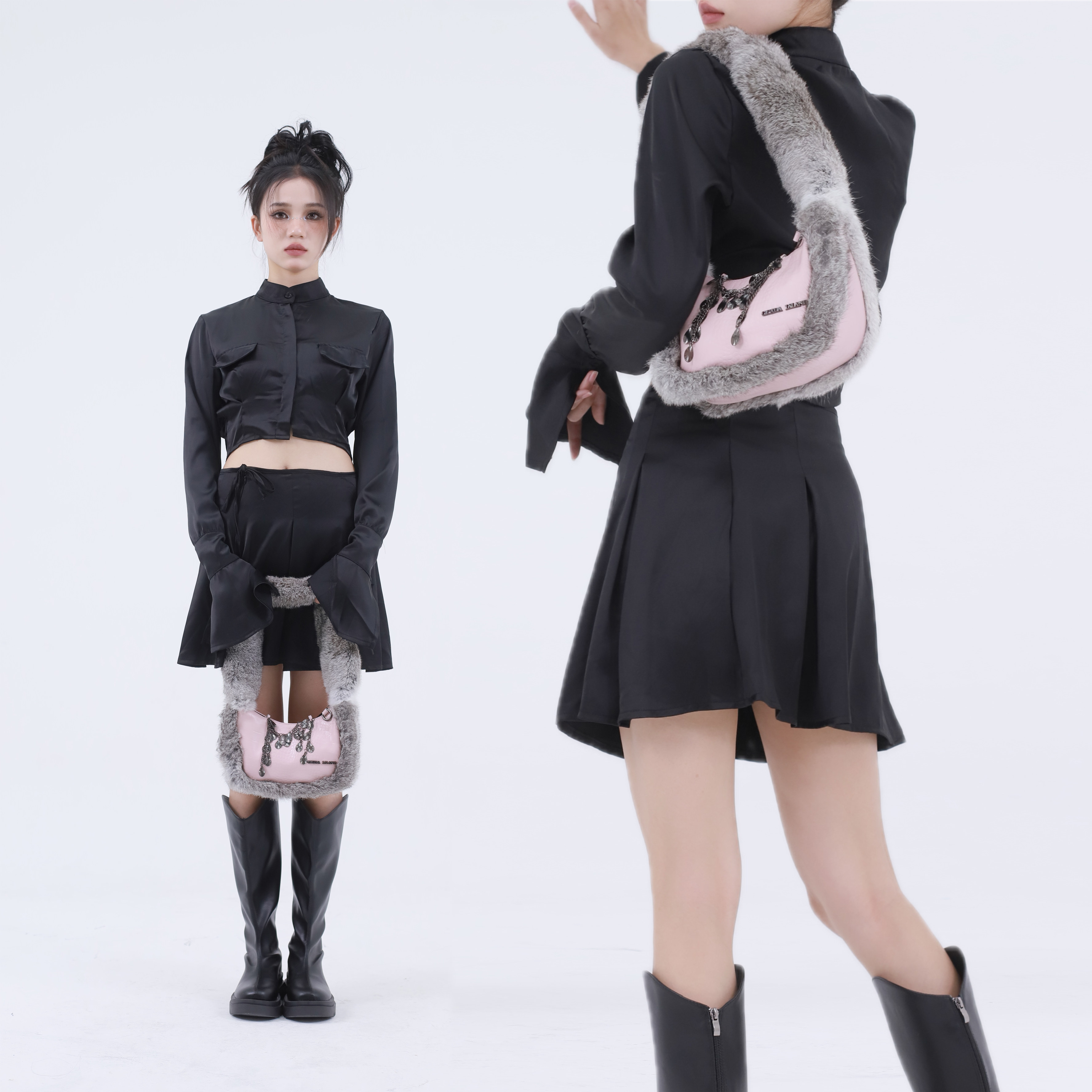 cicada甜酷原创百搭小众腋下包