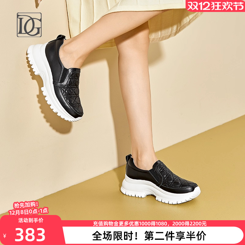 DG商场同款小白鞋女休闲鞋女