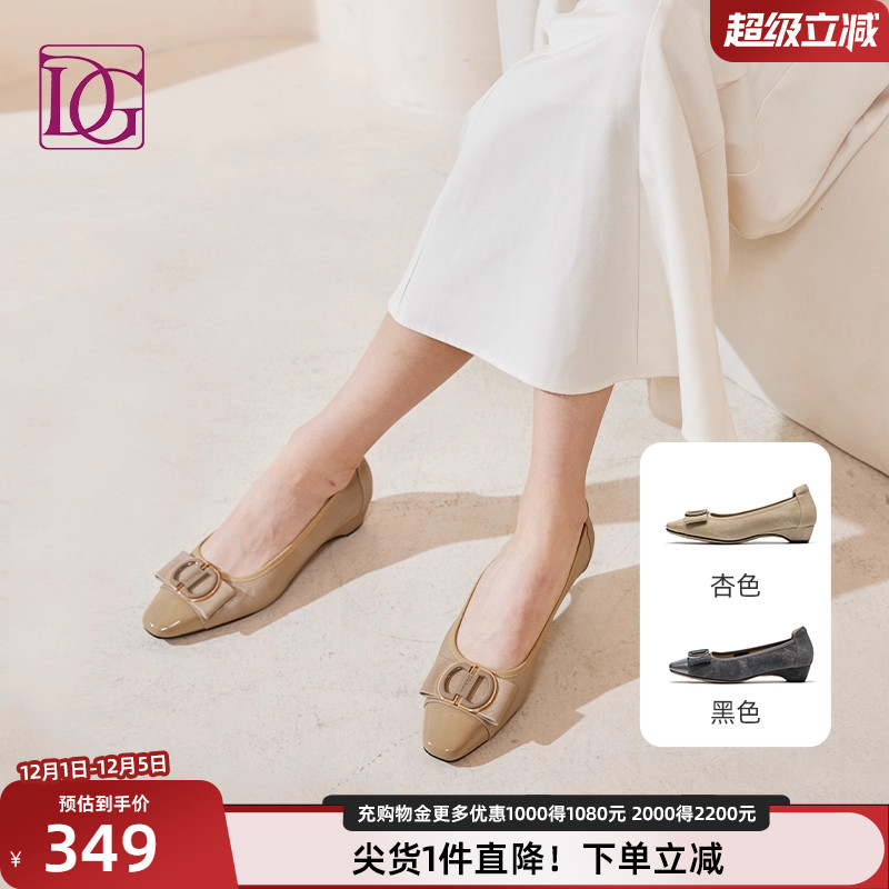 【头层牛皮】浅口百搭单鞋女2025秋季新款真皮舒适低跟一脚蹬女鞋