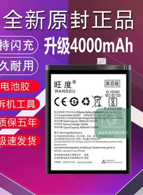 旺度适用于一加6电池原装1+6正品OnePlus6六大容量BLP657手机电板