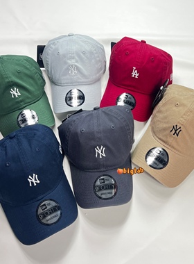 韩国代购NEWERA纽亦华帽子经典940小标刺绣鸭舌帽女潮牌棒球帽男