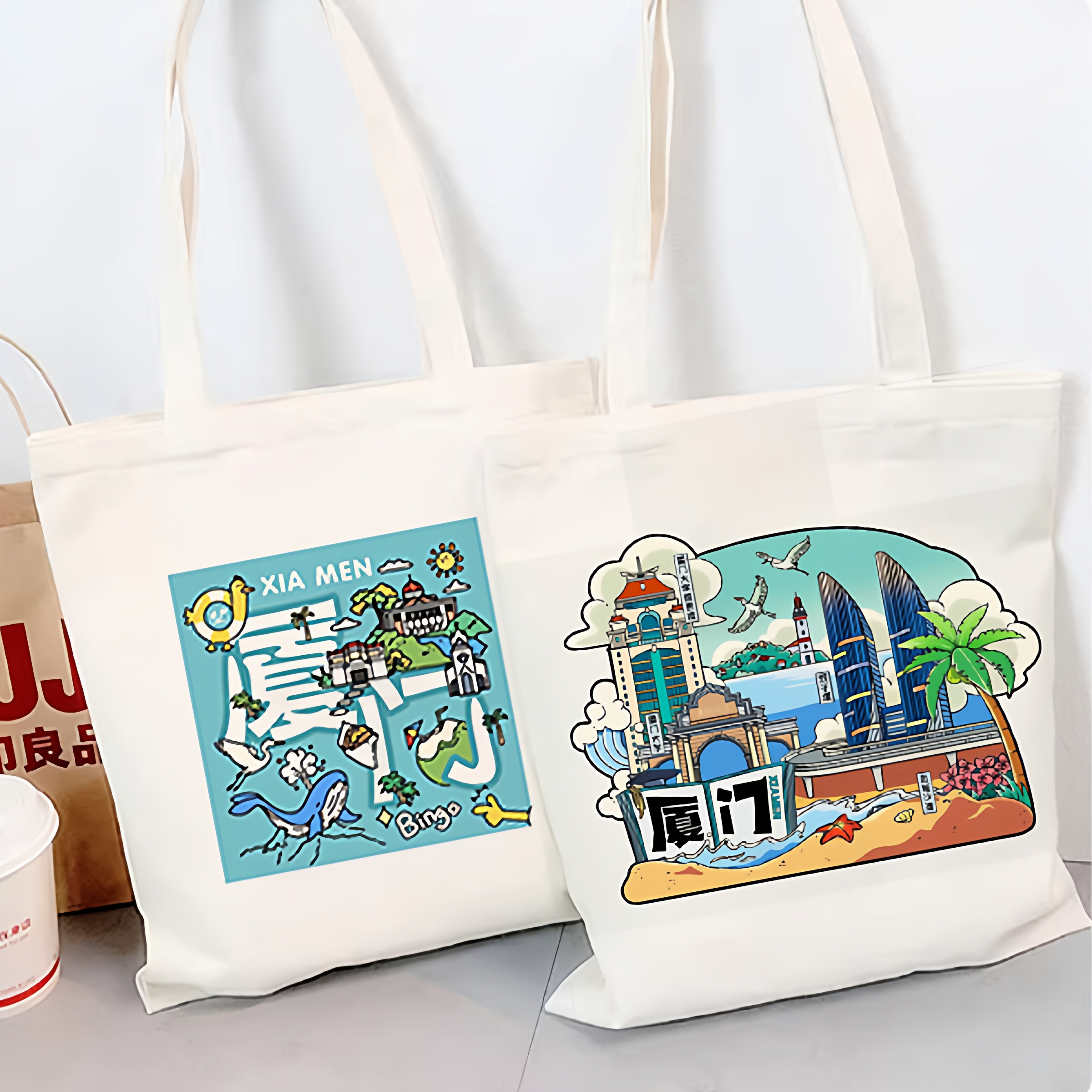 福建厦门城市文创帆布包布袋定制