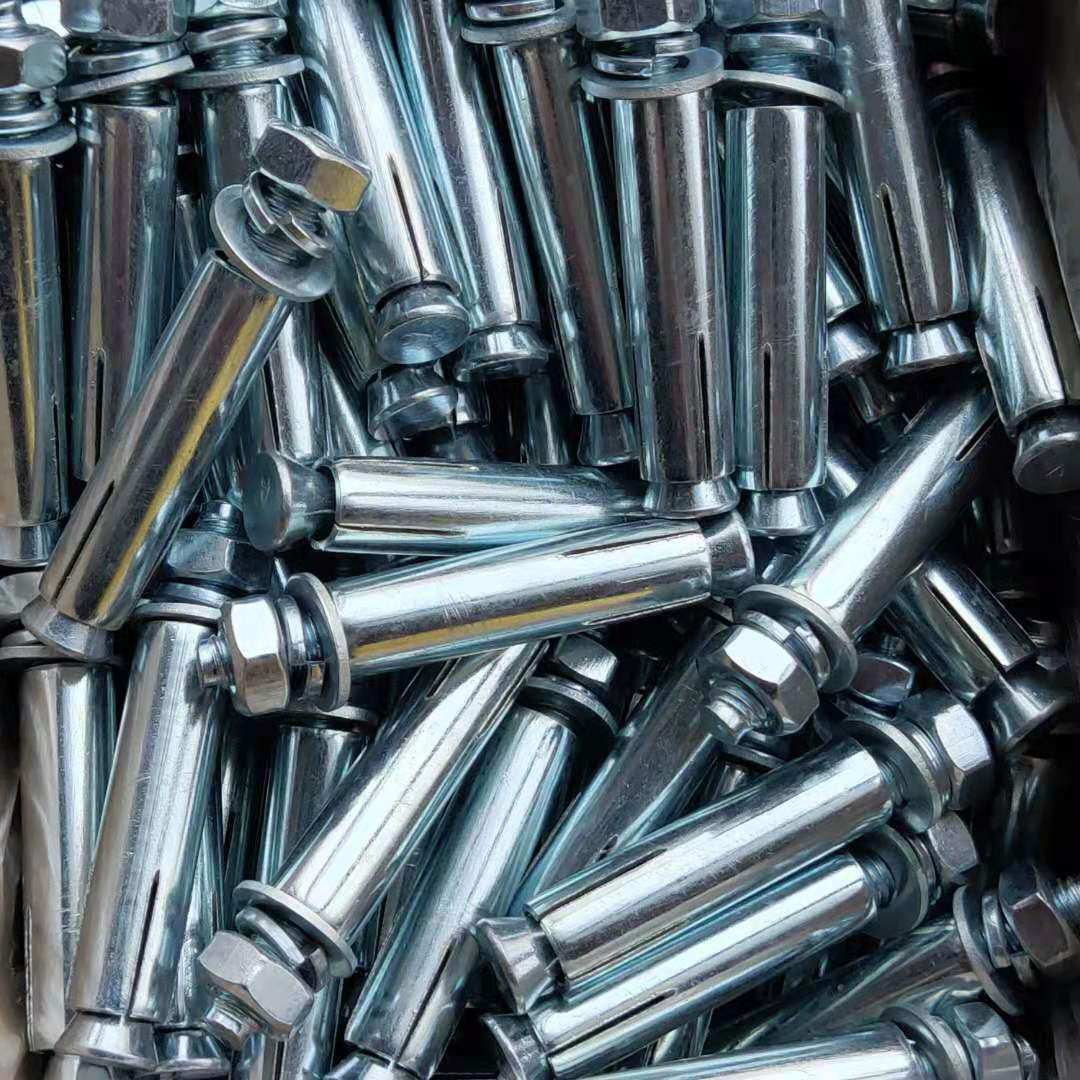 包邮镀锌外膨胀螺丝加长铁膨胀栓m8*60/80/100/150爆炸拉爆螺丝