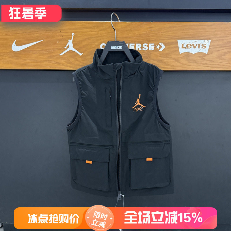 JORDAN儿童工装马甲秋款