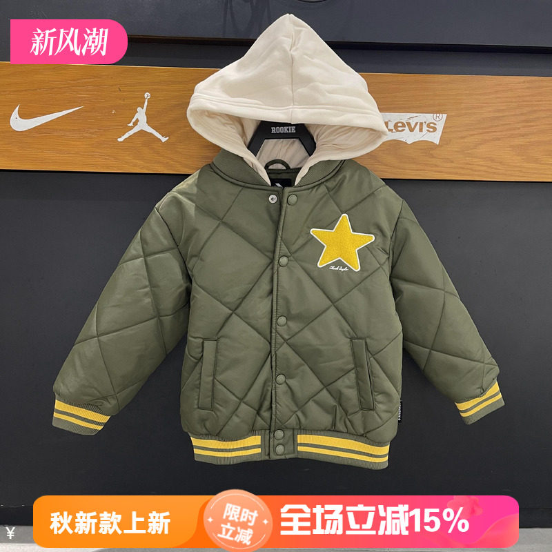 Converse匡威男女童连帽棉服冬季