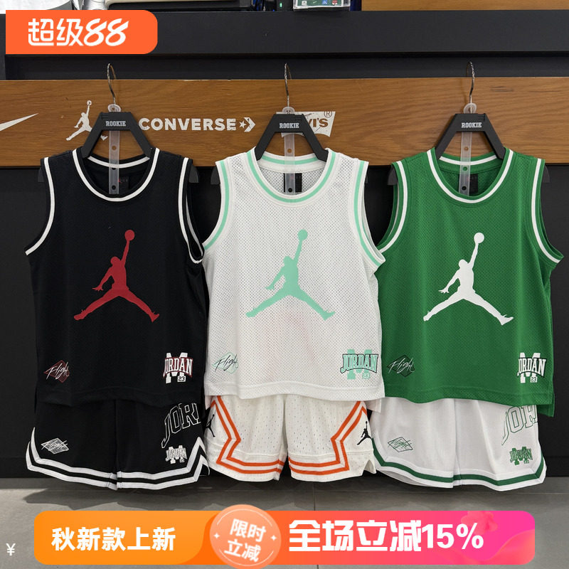 篮球背心AIRJORDAN乔丹AJ童装图片