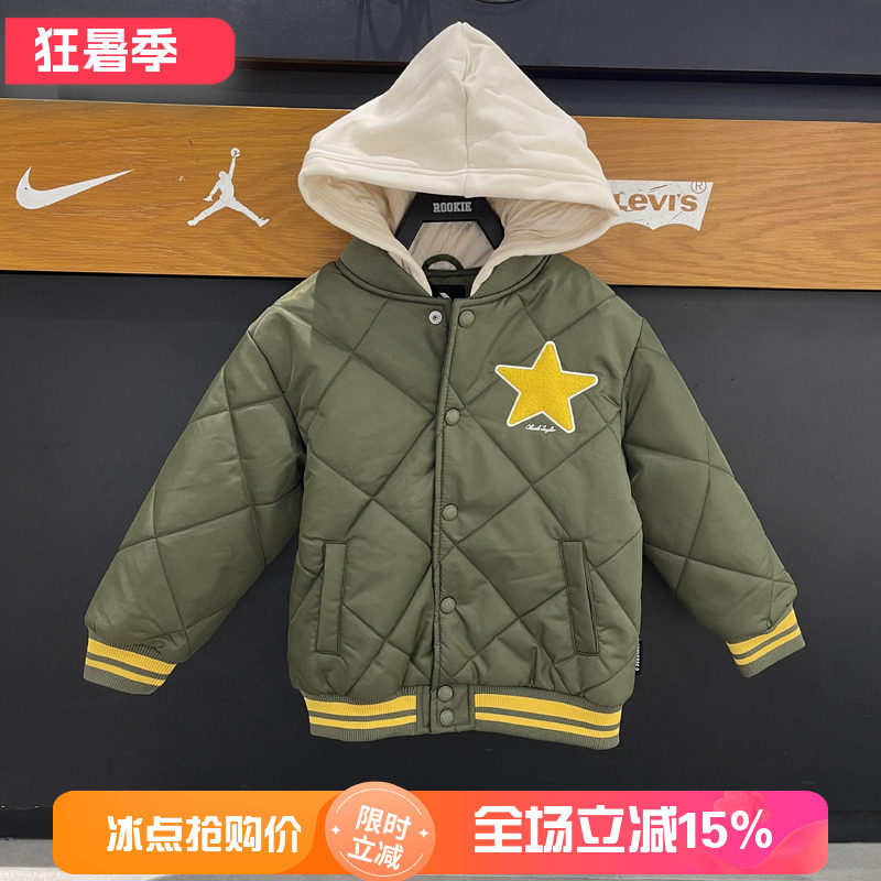Converse匡威男女童连帽棉服冬季
