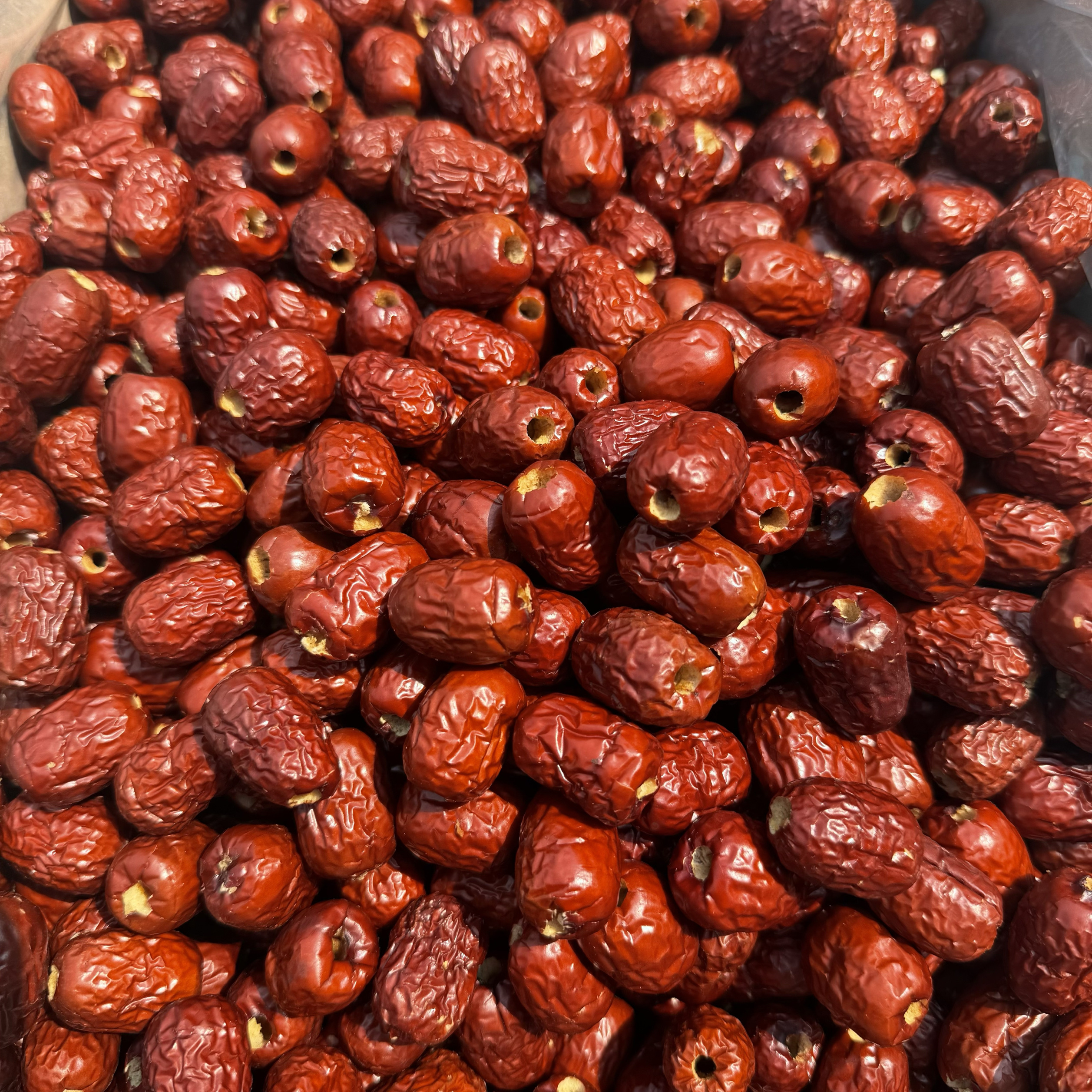 500g新疆无核红枣去核灰枣无籽红枣空心红枣商用泡茶蒸馒头红枣